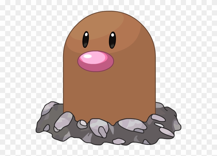 [view Image] - Diglett Pokemon Clipart