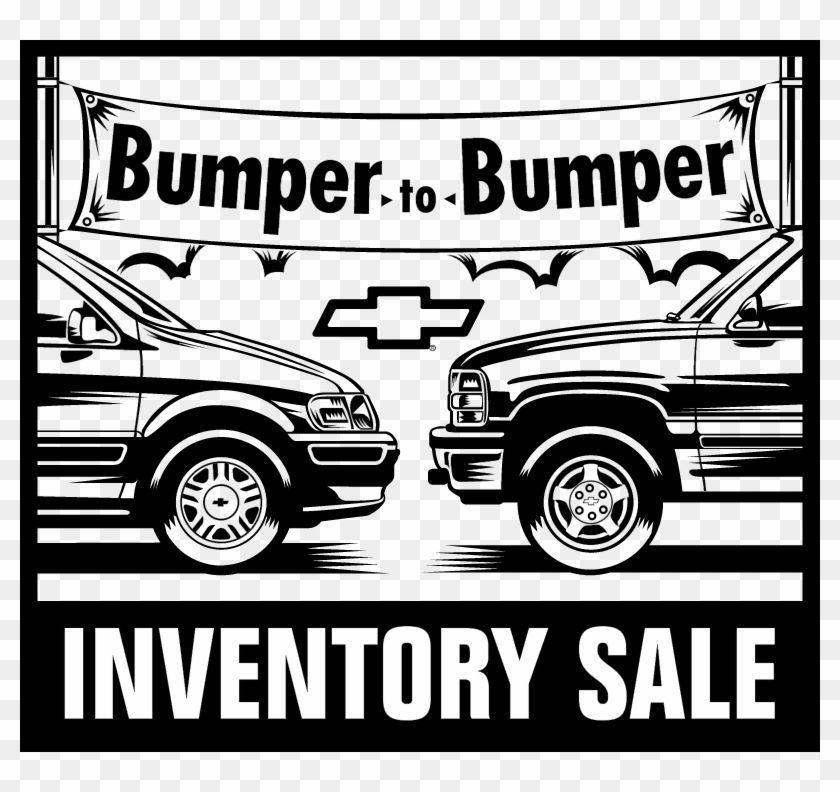 Chevrolet Inventory Sale Vector - Compact Sport Utility Vehicle Clipart