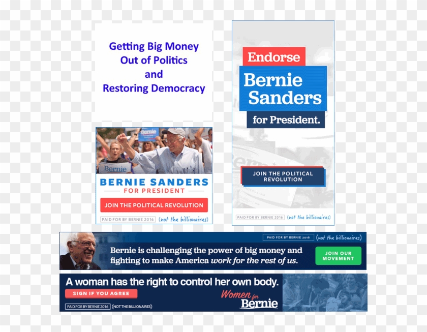 Bernie Sanders Ad Creatives - Bernie Sanders Presidential Campaign, 2016 Clipart #3895126