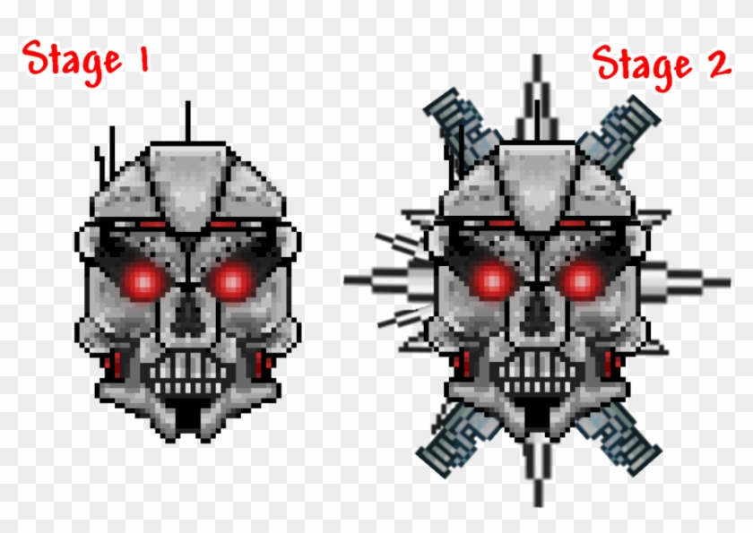 Cthulhu Drawing Skeletron Prime - Terraria Sprite Clipart #3895186
