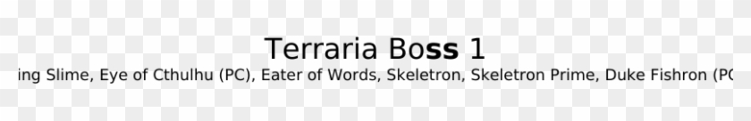 Terraria Boss 1 Sheet Music 1 Of 61 Pages - Parallel Clipart