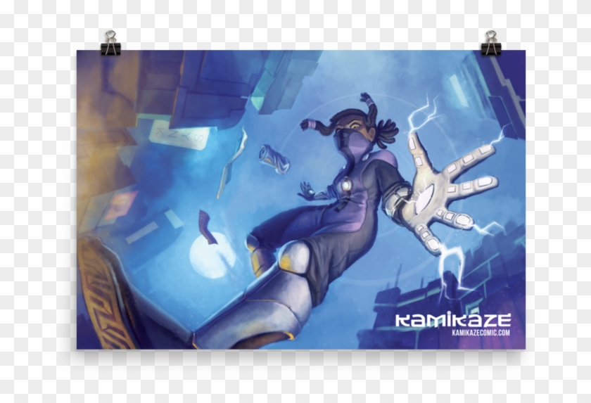 Kamikaze "charged Descent" Print - Poster Clipart