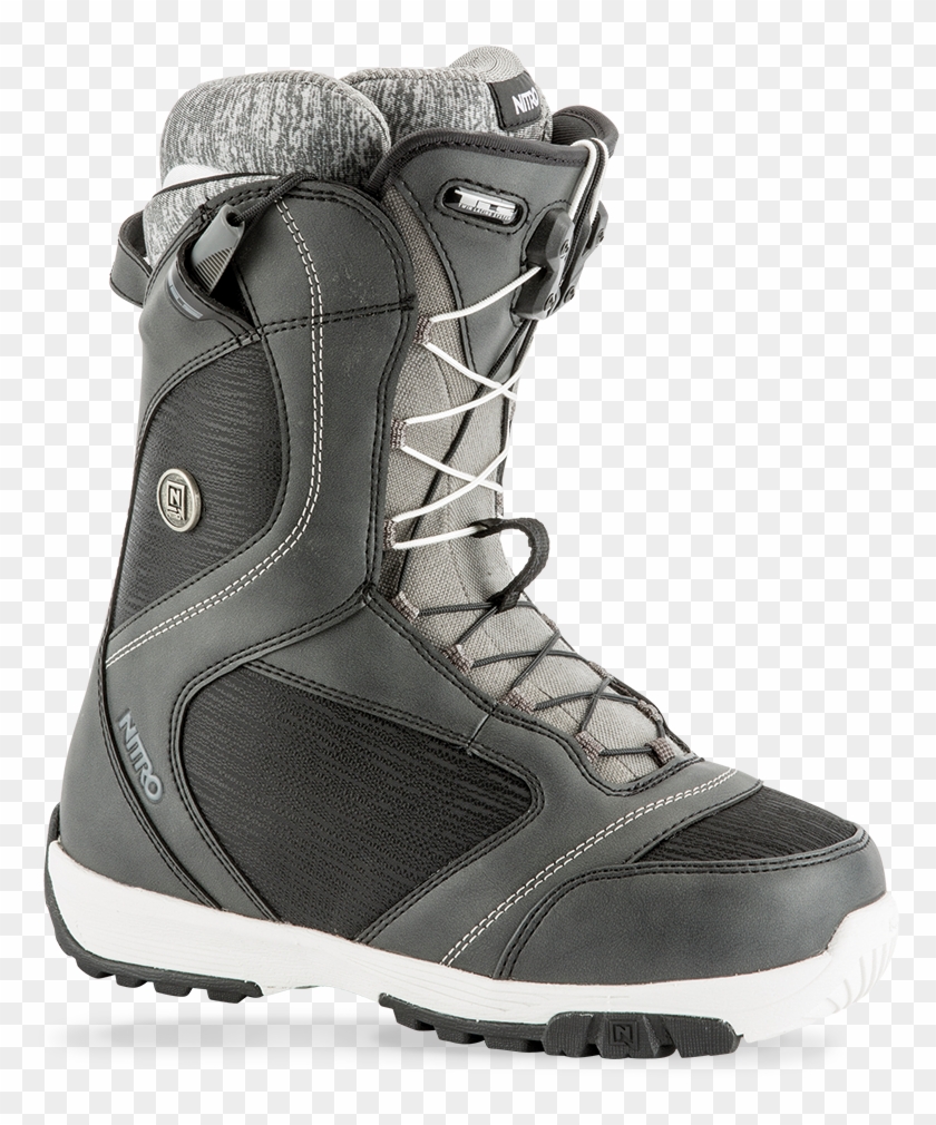 Monarch Tls Black - Snowboard Boots Clipart #3897295