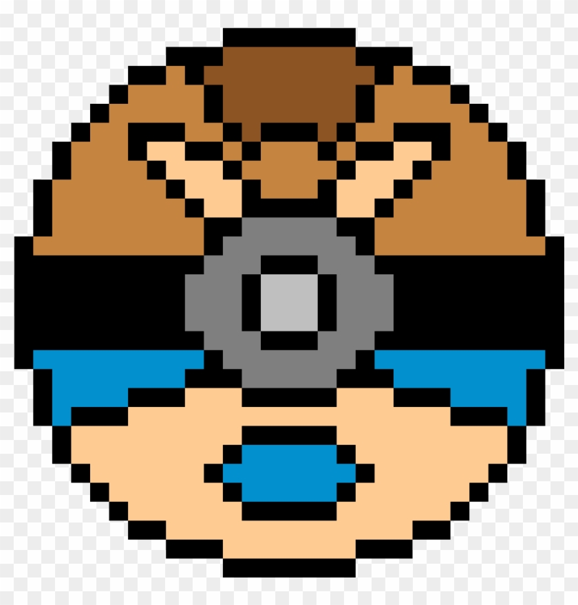 Mega Kangaskhan - Crescent Moon Pixel Art Clipart