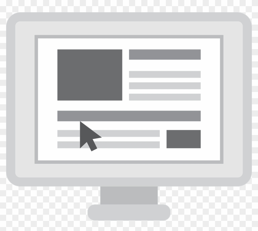 Computer Web Internet Apple Imac Mac Gray Pc - Web Pc Vector Clipart