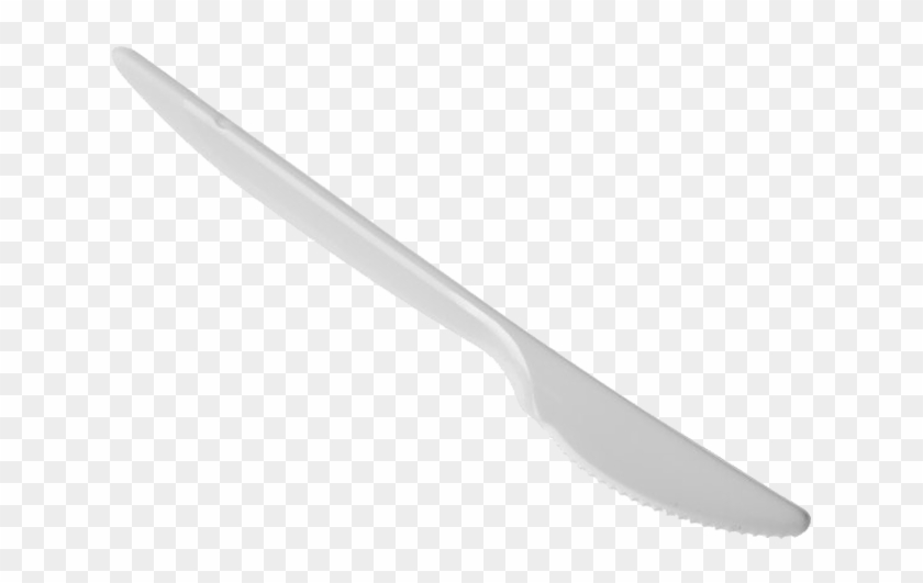 Knife Transparent Eating - Tube Pvc Blanc Carré Clipart #3897580