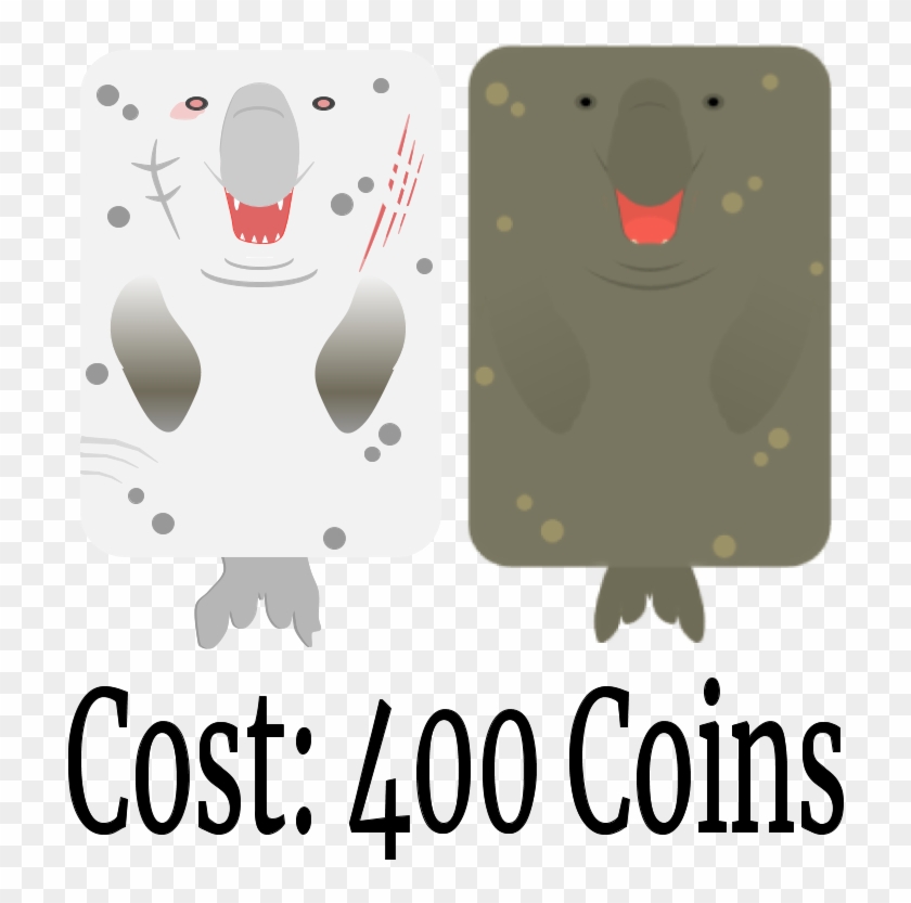 [elephant Seal] Albino Elephant Seal - Illustration Clipart #3897728