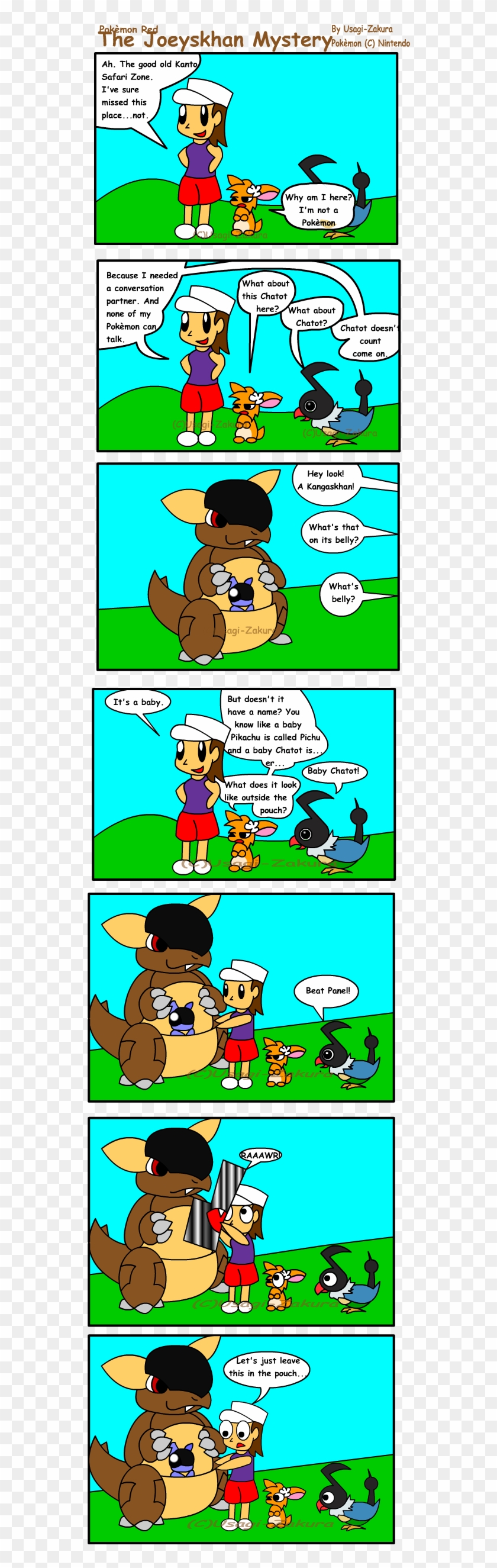 Kangaskhan Comic Clipart #3897769