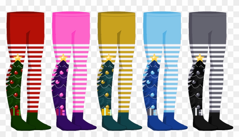 Super Santa's Helper Shoes - Knee-high Boot Clipart