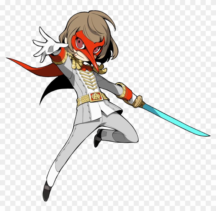 Https - //princemutual - Tumblr - Vers Of The Phantom - Persona Q2 Akechi Clipart #3898075