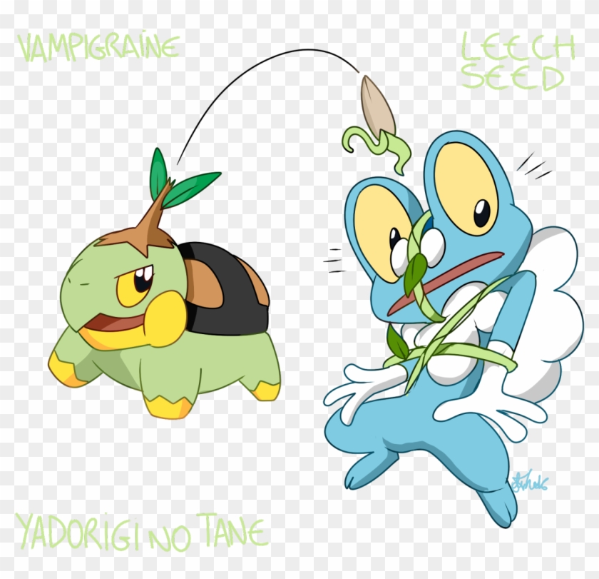 Vampigraine/leech Seed/yadorigi No Tane - Cartoon Clipart #3898417