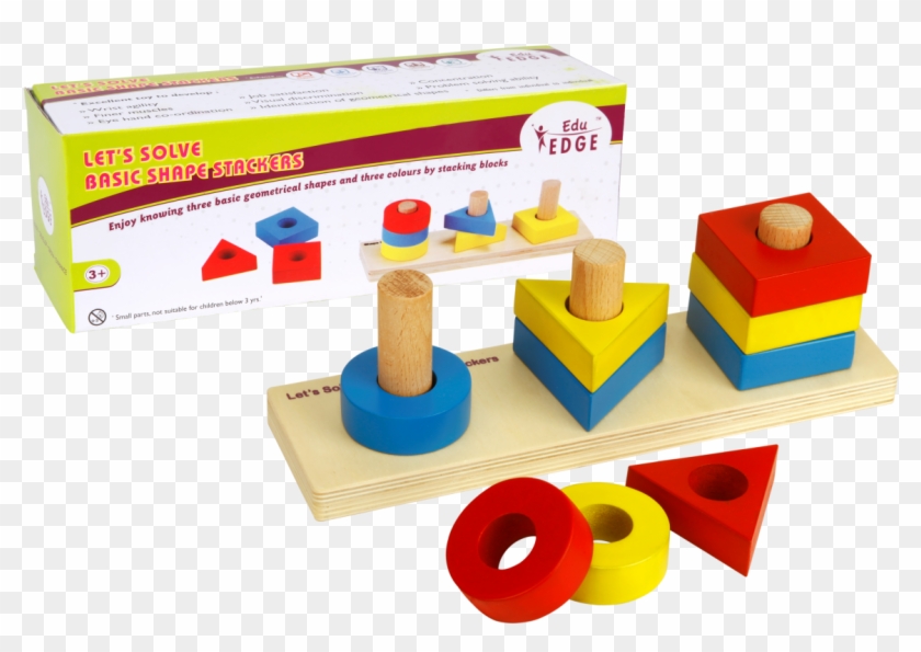 Basic Shape Stackers - Vardhaman Toys Clipart