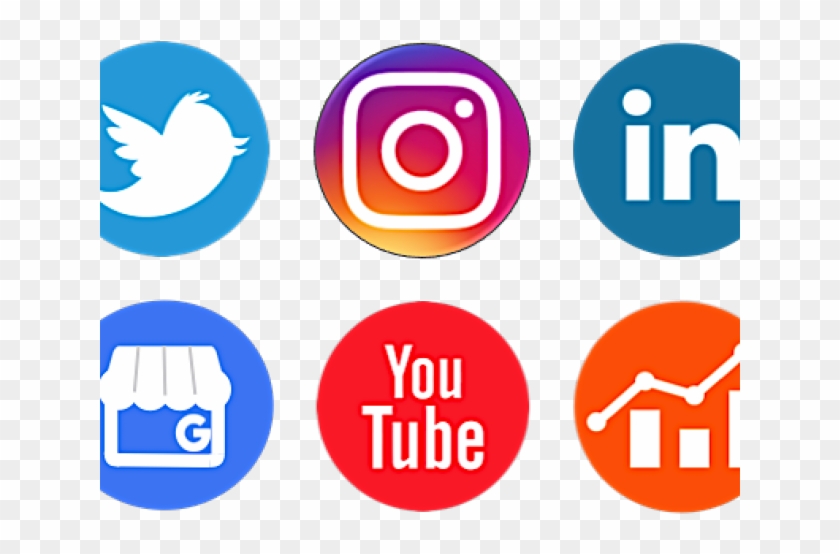 Social Media Icons Clipart Social Platform - Logos Transparent Social Media Icons Png #3899115