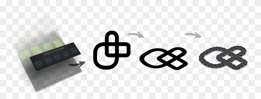 Bring Your Basic Shape Into An Isometric Orientation Clipart #3899205