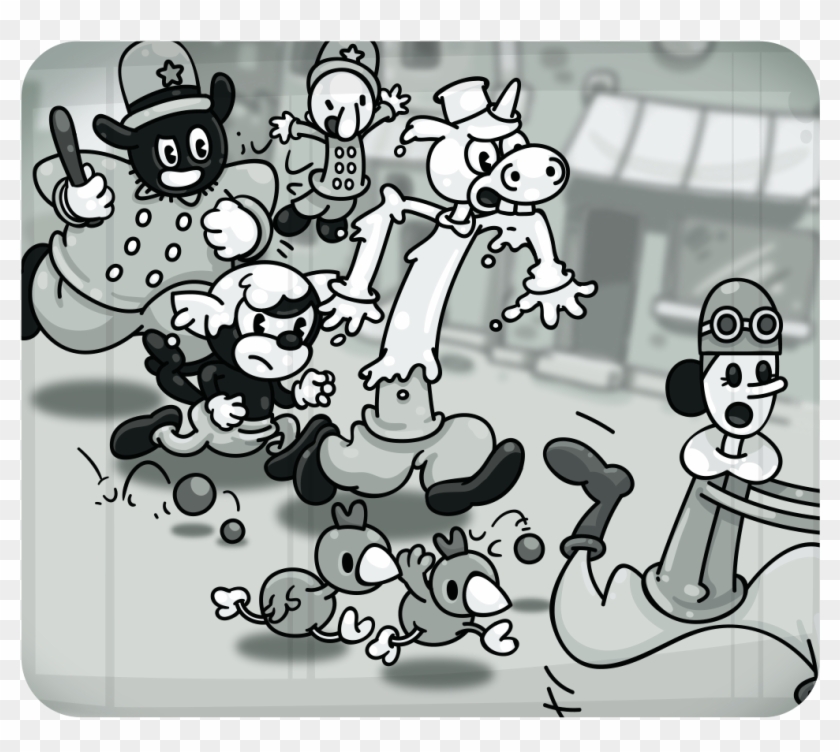 More Chasing - Cartoon Clipart