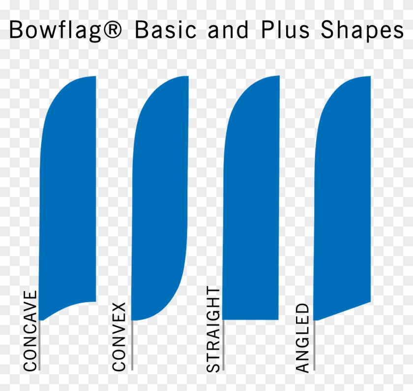 Bowflag® Flying Set In Stock Colors - Graphic Design Clipart #3899462