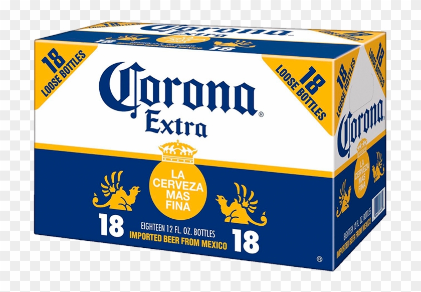 Picture Of Corona Extra 18 Pack Bottles - Corona Extra Clipart