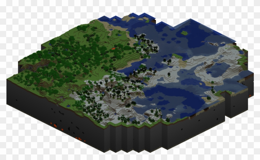 A Minecraft Map Would Look If Every Voxel Were About - House Clipart