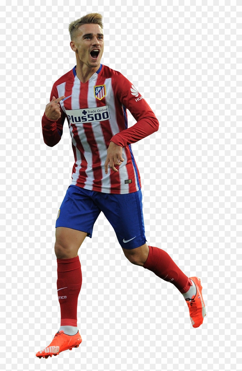 Antoine Griezmann Render - Antoine Griezmann Atletico Madrid Png Clipart