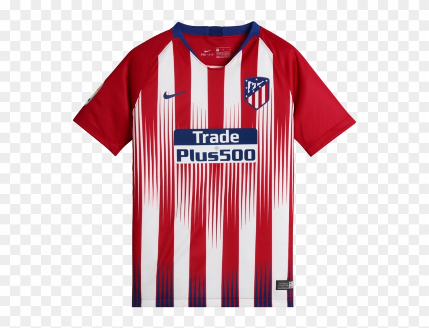 Official Atletico Madrid 2018-19 Jersey - Atletico Madrid Home Kit 18 19 Clipart #3899842