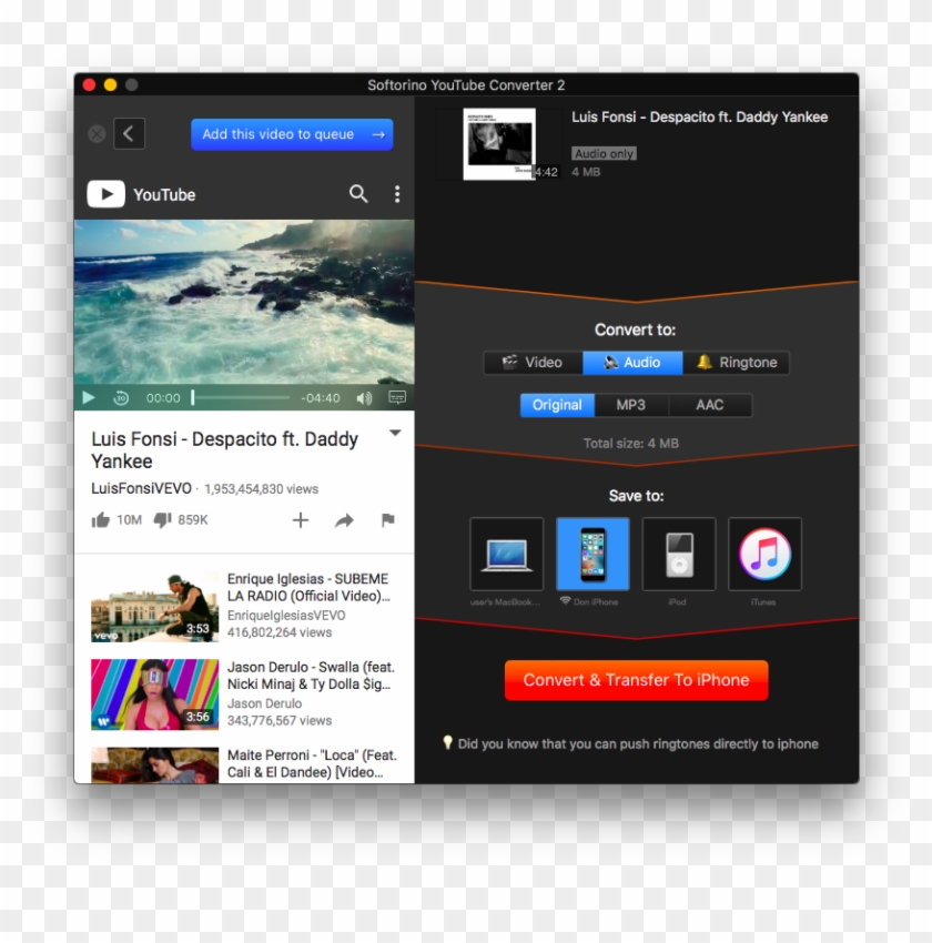 Softorino Youtube Converter 2, Rip Music From Youtube - Programy Do Pobierania Muzyki Z Youtube Clipart
