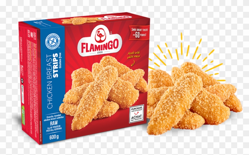 Gluten Free Chicken Strips - Tournedos Flamingo Clipart #390907