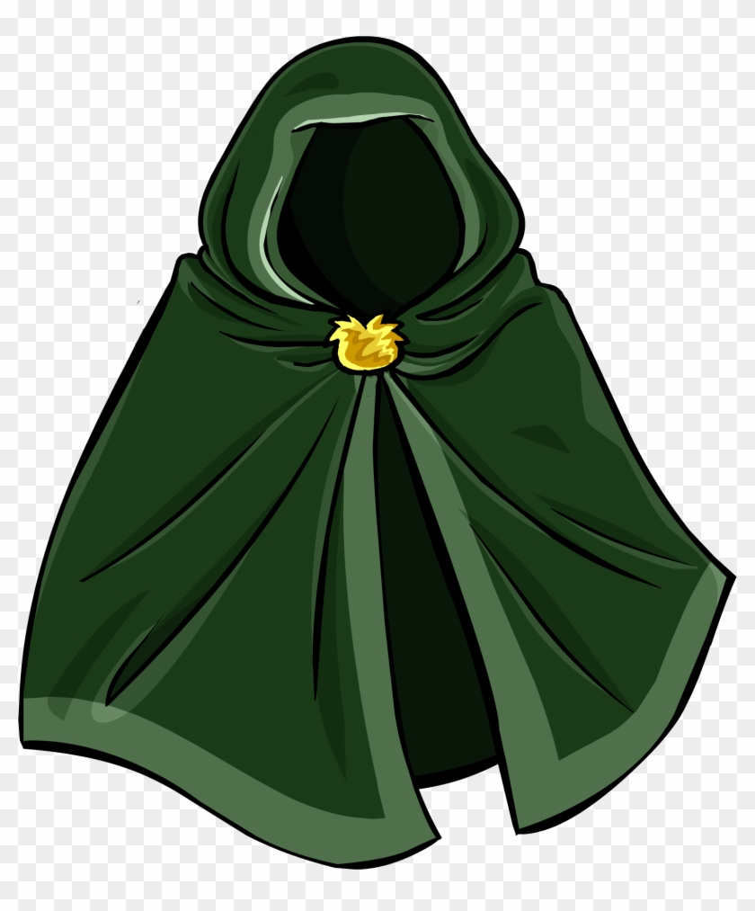 Cape Coat With Hood Png Free Download - Art Cloak Png Clipart