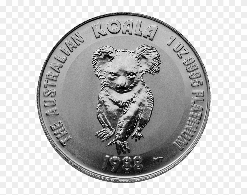 1 Oz Australian Platinum Koala Clipart #391668
