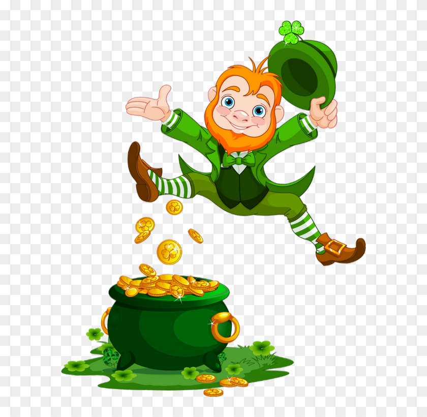 Happy Leprechaun Clipart