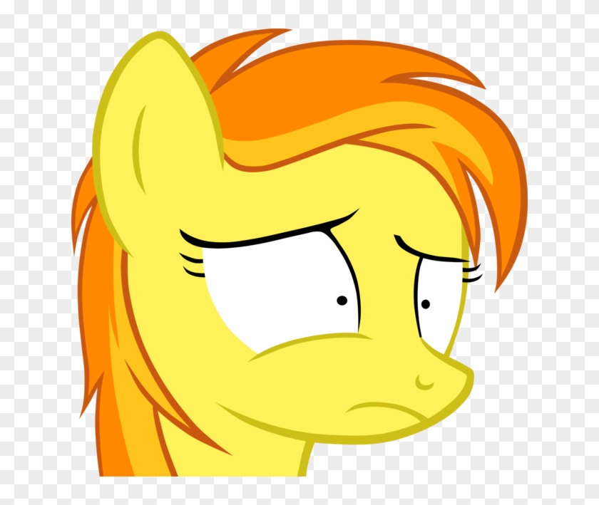 Rainbow Dash Yellow Nose Mammal Vertebrate Head Line - Spitfire Sad Clipart