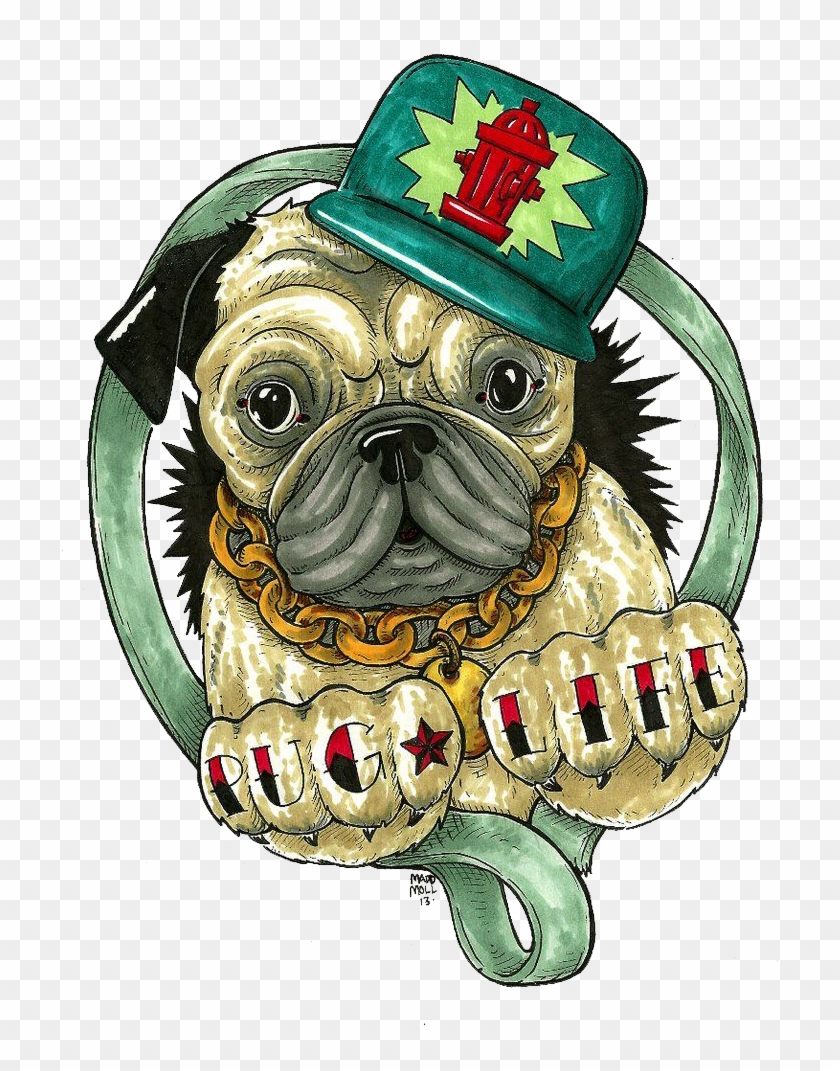 Pug Life Png Pic - Pug Clipart