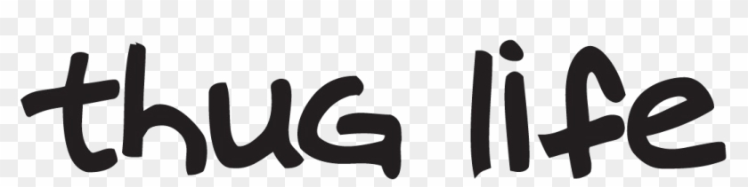 Thug Life Logo Png High-quality Image - Thug Life White Background Clipart #391999