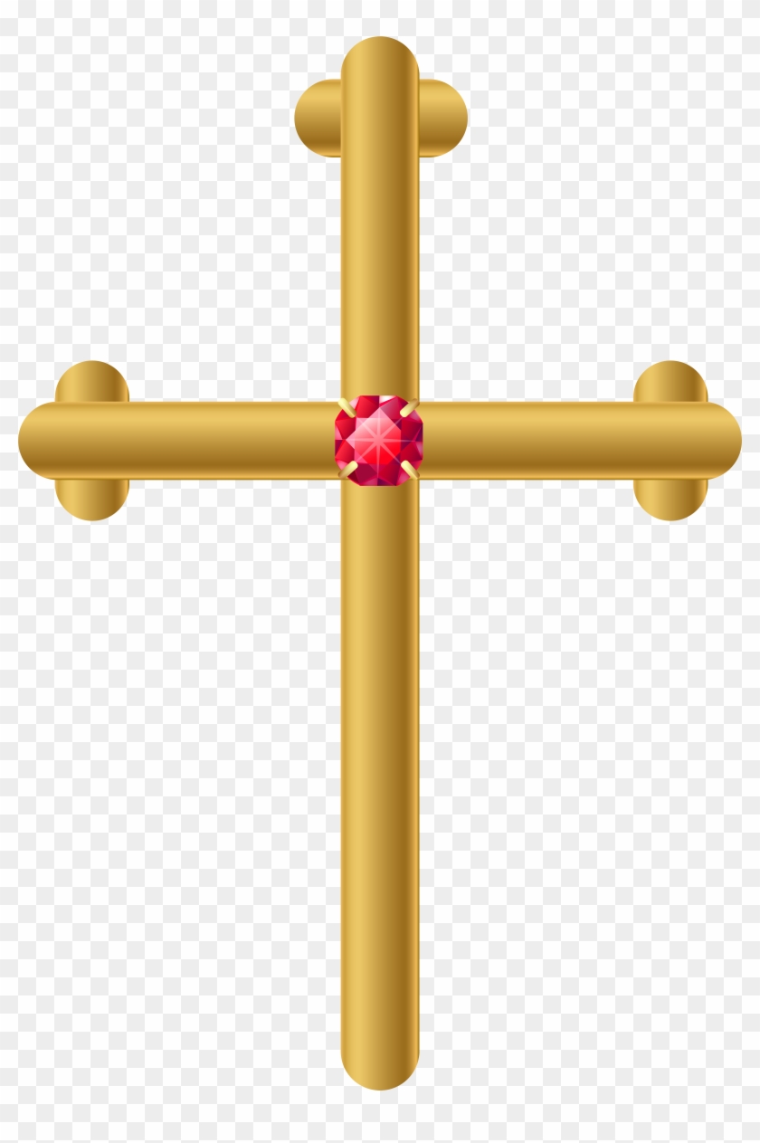 Gold Cross Png Clipart