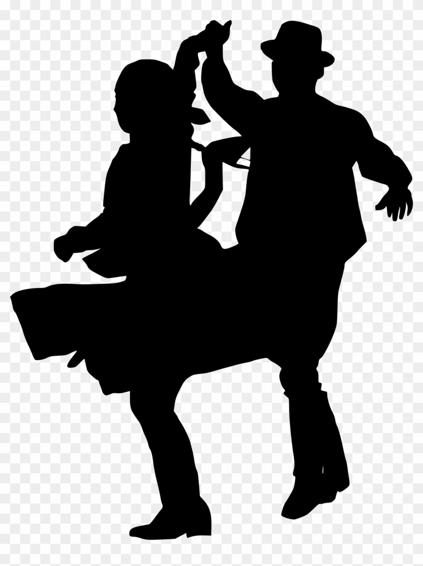 Free Download - Folk Dance Silhouette Clipart #392088