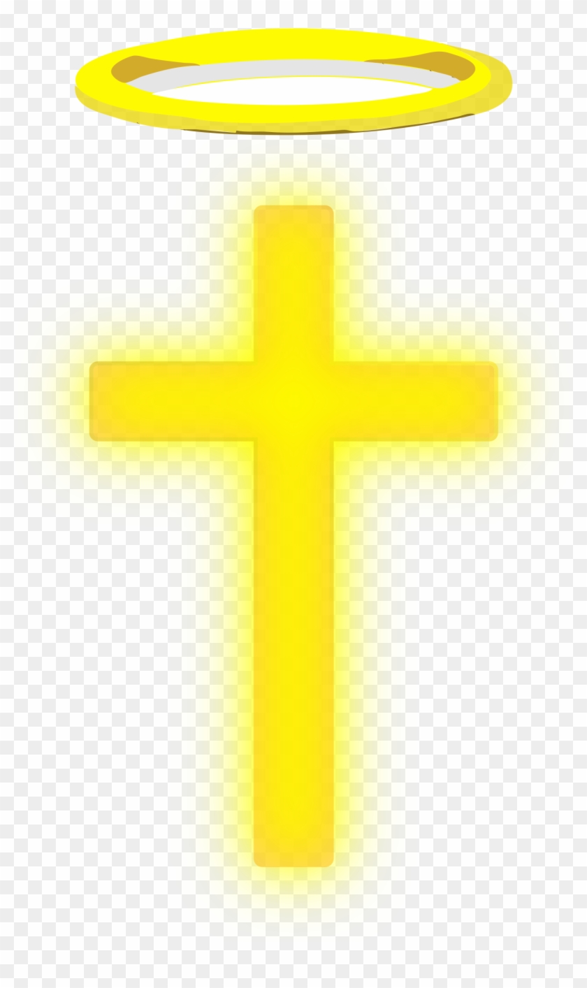 Cross With Halo Image Freeuse Library - Cross With Halo Clipart #392341