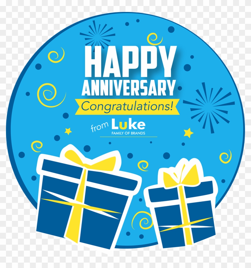 Happy Anniversary From Luke Oil Gift Card Clipart #392371