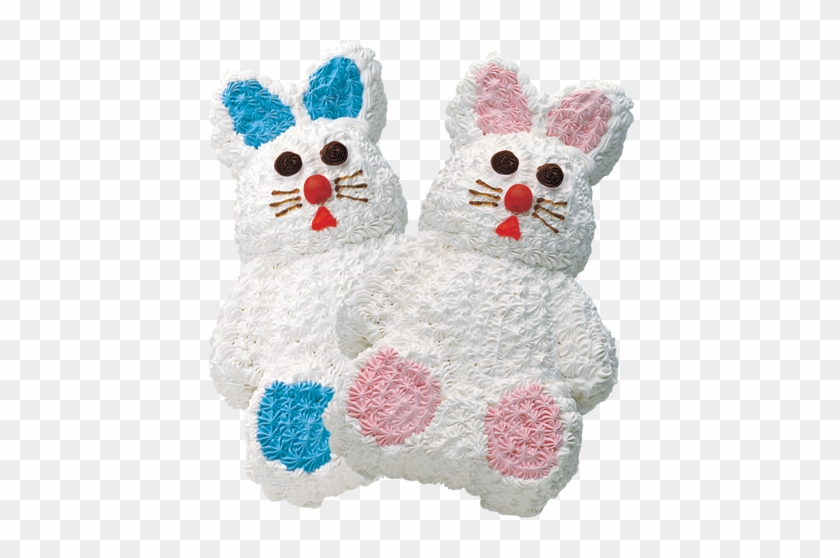 Bunny Robert And Robin Cake - Stuffed Toy Clipart #392605