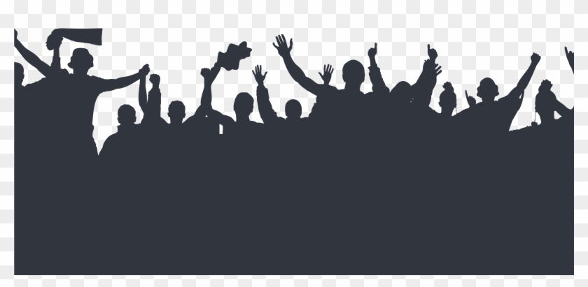 Click Here To See The Winning Line-up - Silueta De Hinchada De Futbol Clipart #392766