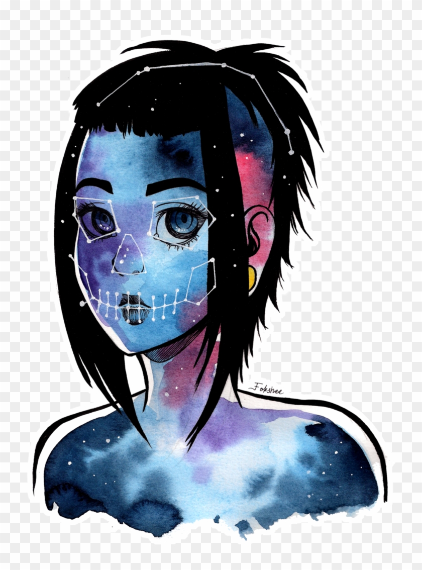 Skull Constellation By Fokshee - Illustration Clipart