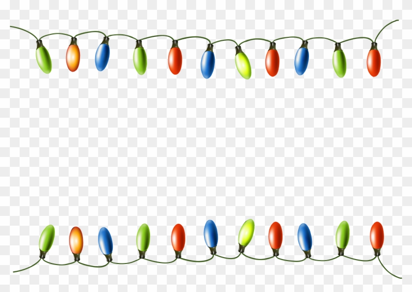 Collection Of Christmas Light Border High Ⓒ - Christmas Lights Border Png Clipart