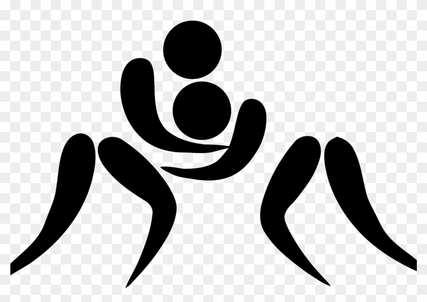 Wrestling Png - Olympic Wrestling Logo Clipart