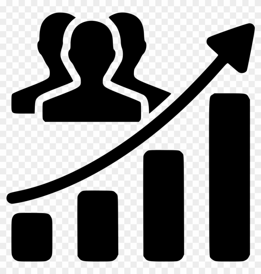 Audience Growth Chart Svg Png Icon Free Download - Audience Growth Icon Clipart