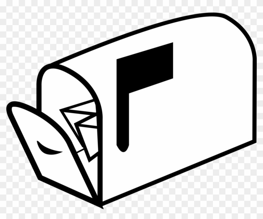 Letter Box Clip Art Christmas Computer Icons Mail Post - Mail Box Clip Art Black And White - Png Download #393283