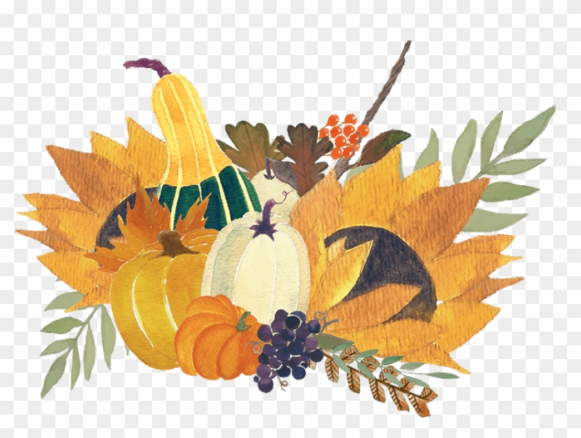 Free Png Download Thanksgiving Png Images Background - Thanksgiving Watercolor Clipart Transparent Png #393346