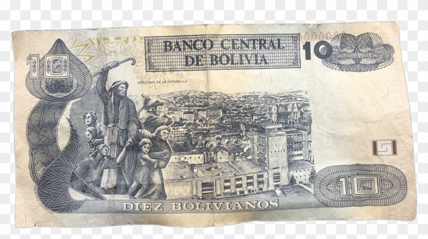 Bolivie 10 Pile - Billete De 10 Bolivianos El Nuevo Bolivia Clipart