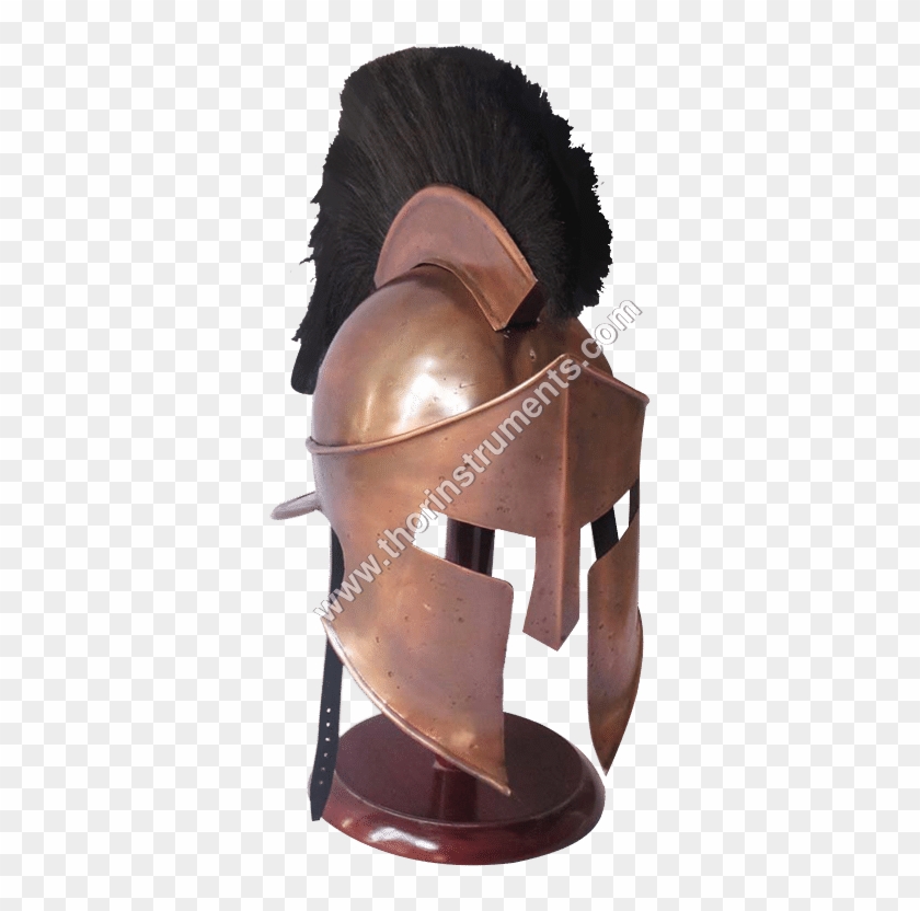 300 King Spartan Copper Helmet With Stand - 300 Clipart #393687