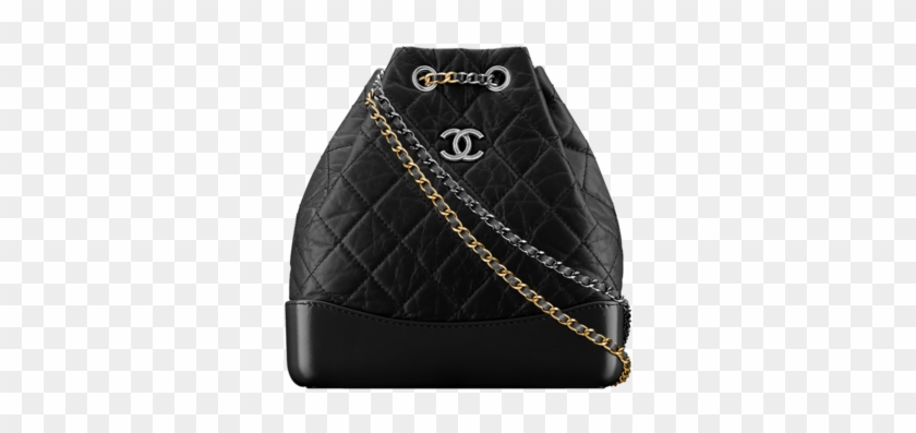 Chanel Black Gabrielle Backpack Bag - Hobo Bag Clipart
