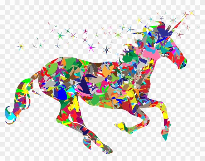 I Am Not A Unicorn Part - Modern Art Unicorn Clipart