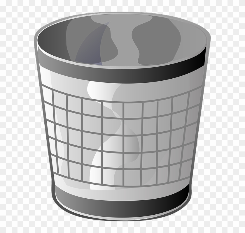 Trash Can, Garbage Can, Waste Basket, Empty, Bin - Bin Clipart - Png Download