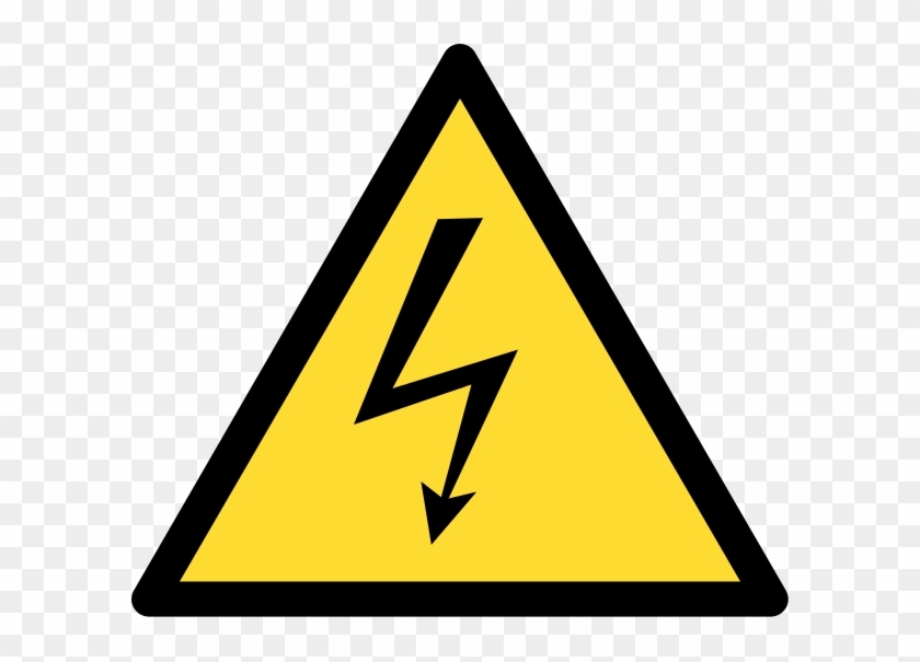 High Voltage Warning Sign - High Voltage Clipart #395282